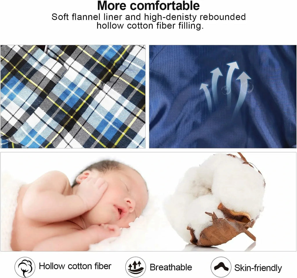 REDCAMP Flannel Sleeping Bag for Adults