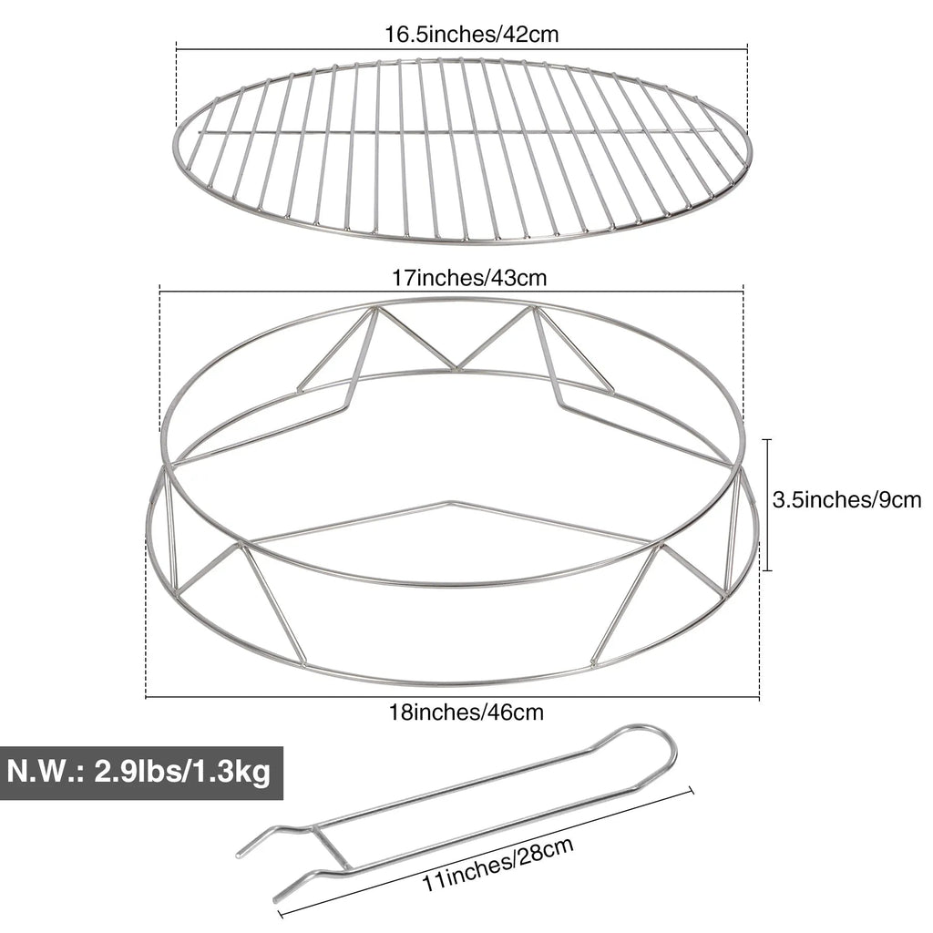 REDCAMP Fire Pit Accessory Kit for Stove