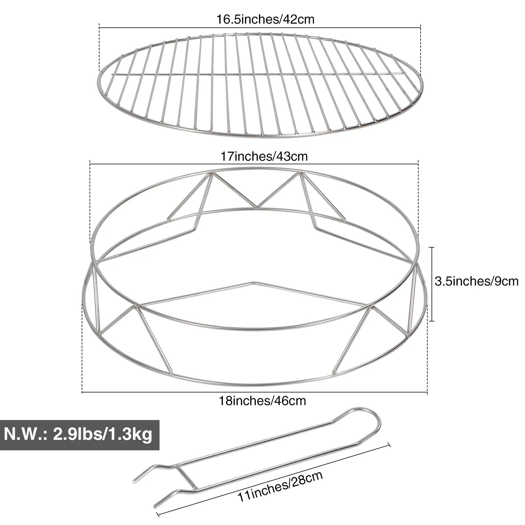 REDCAMP Fire Pit Accessory Kit for Stove