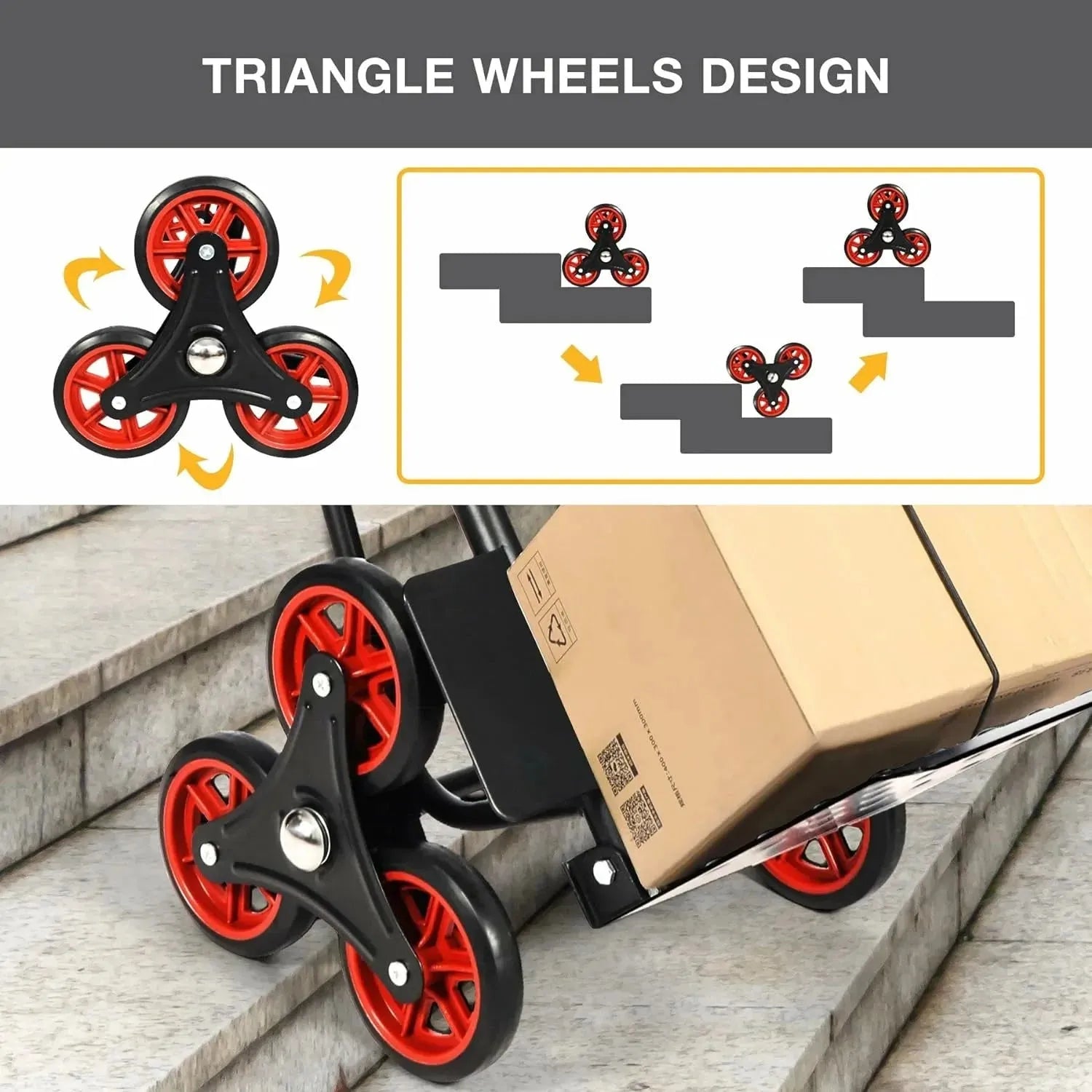 REDCAMP Stair Climber Hand Truck and Dolly
