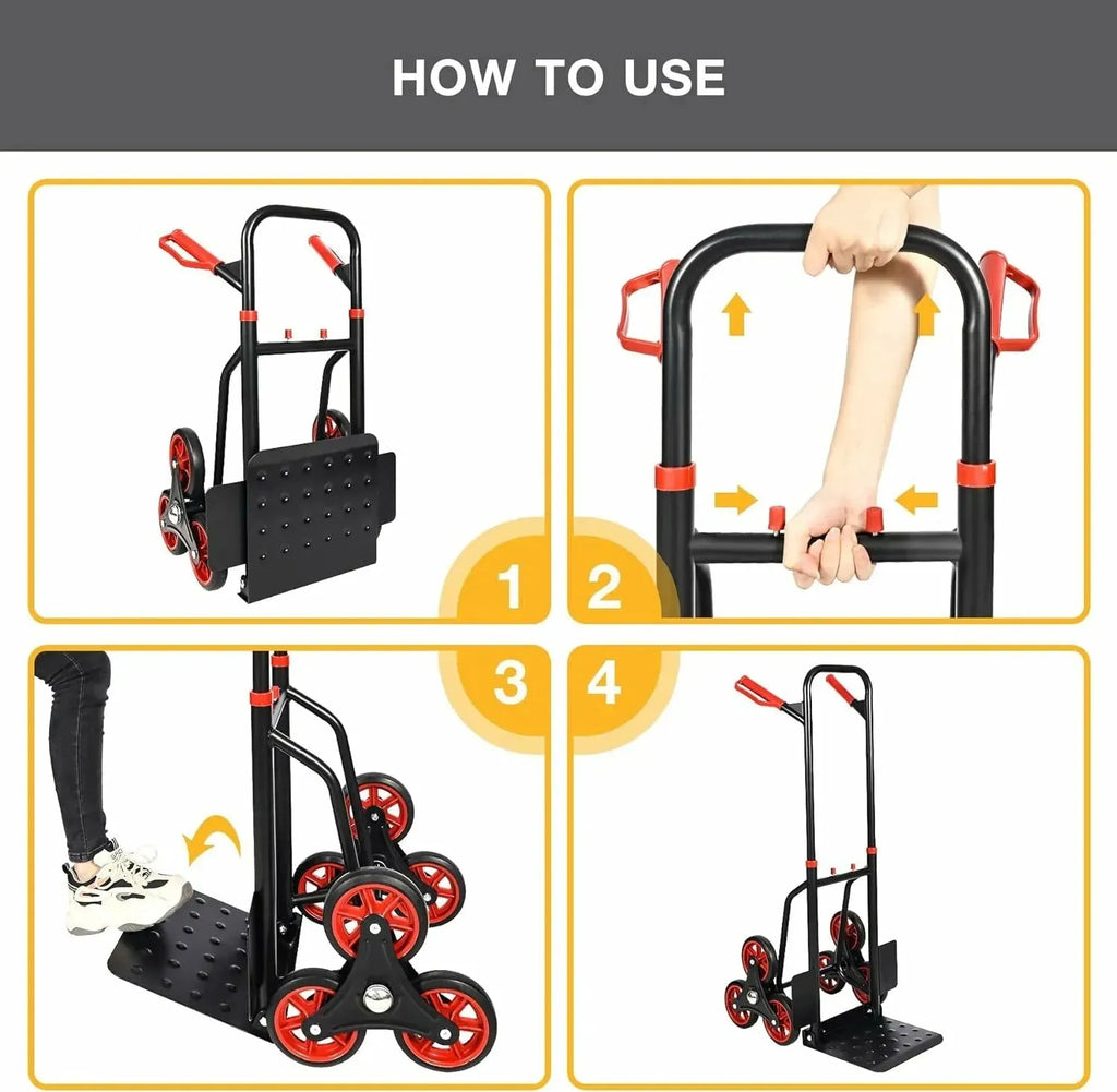 REDCAMP Stair Climber Hand Truck and Dolly