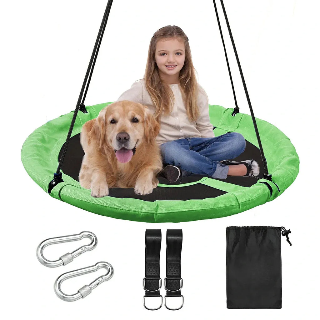 40"/43" Round Saucer Tree Swing for Kids