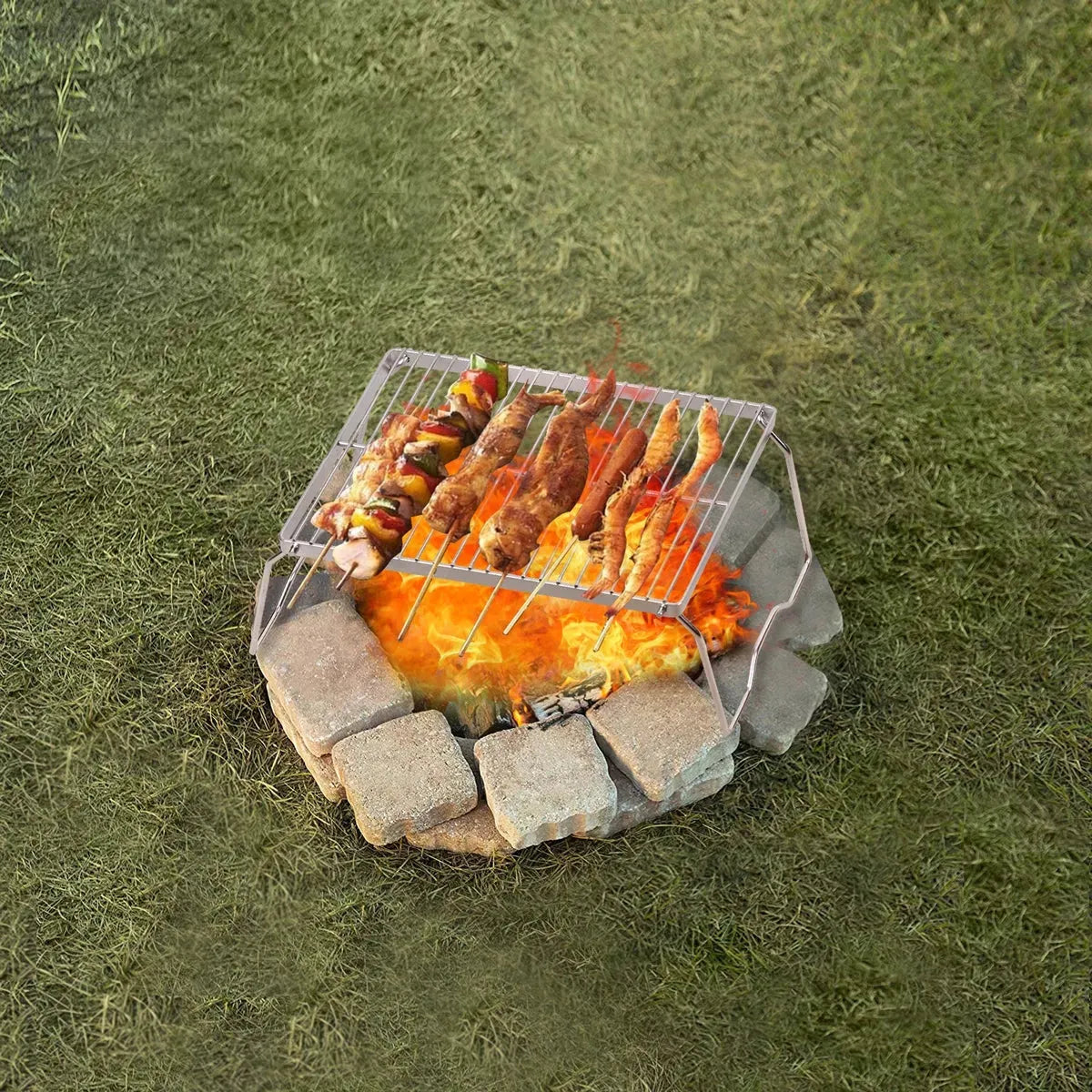 304 Stainless Steel Grate with Carrying Bag