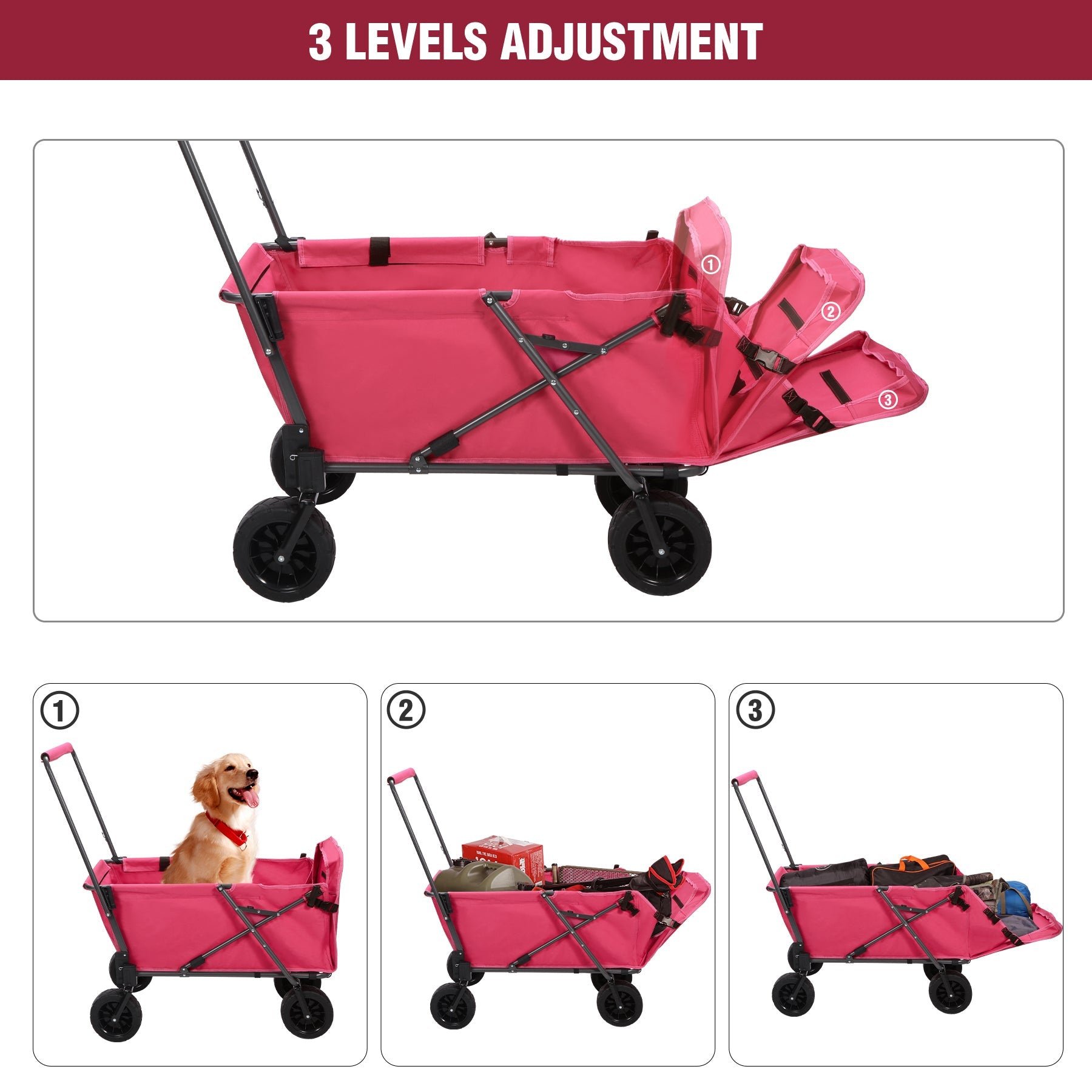 Dog Wagon for Large Dogs
