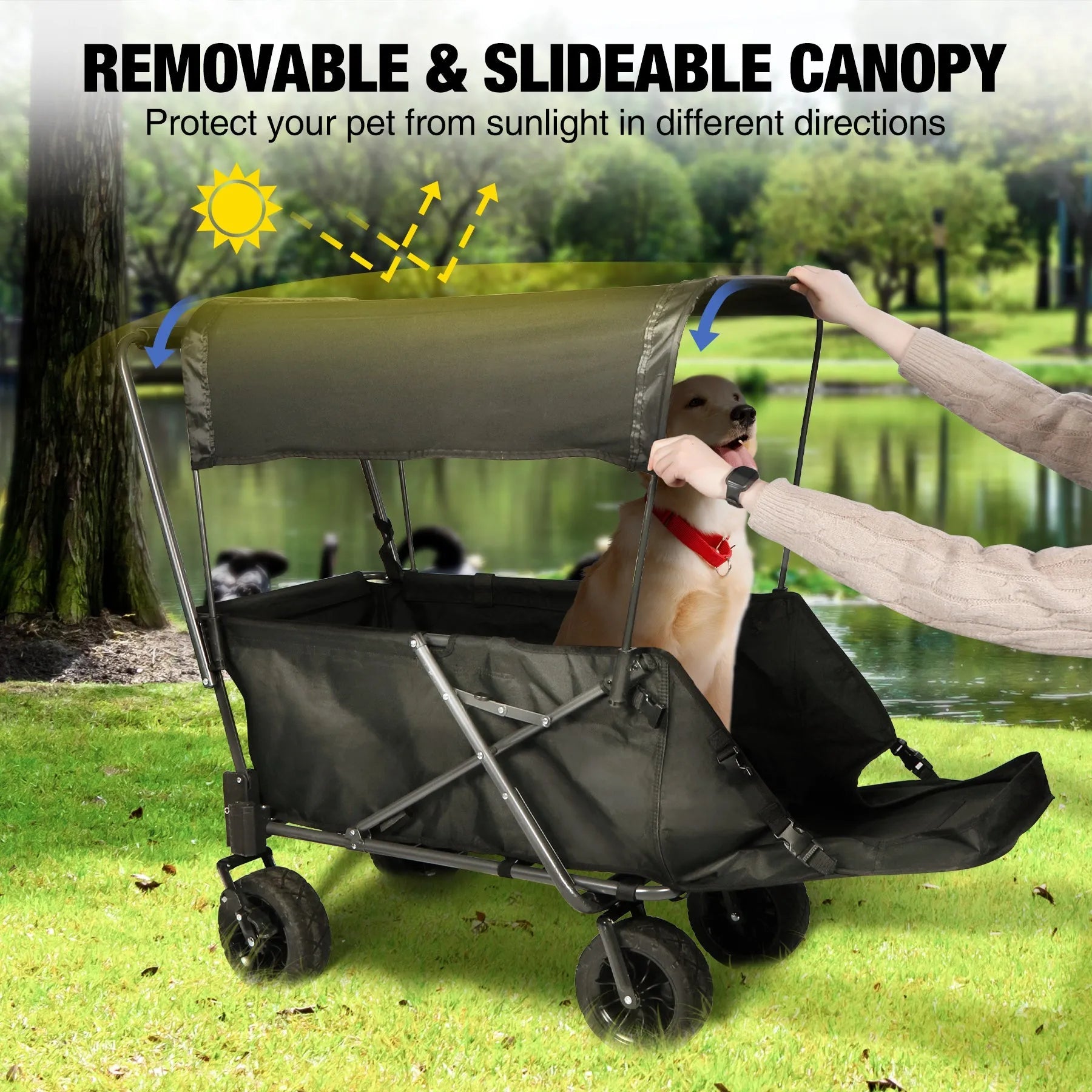 Dog Wagon for Large Dogs