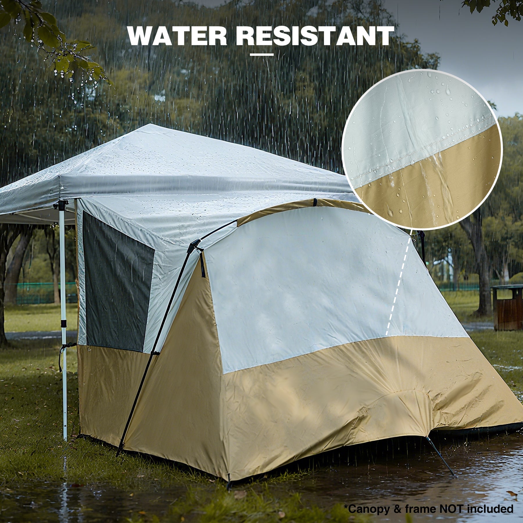 4-6 Person Side Tent for Pop Up Canopy Tent
