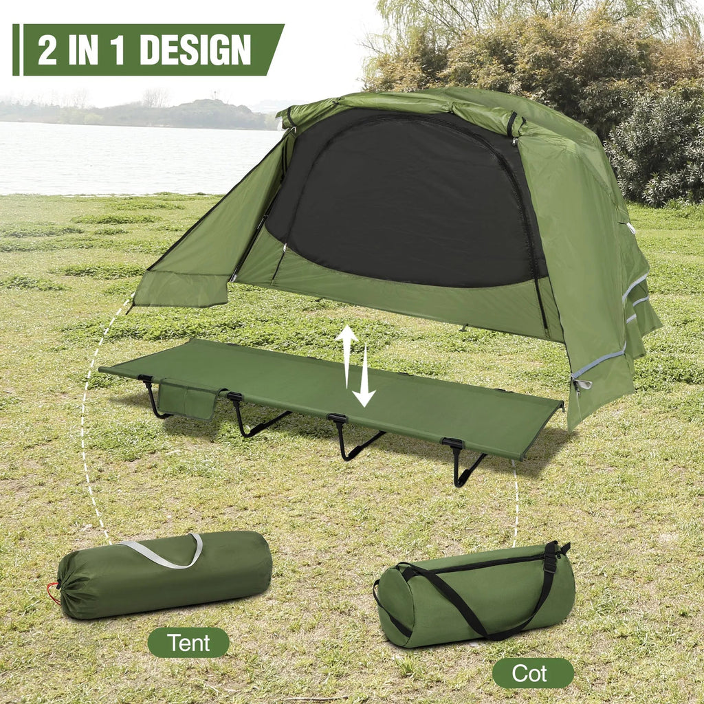 Folding Camping Cot Tent for 1 Person