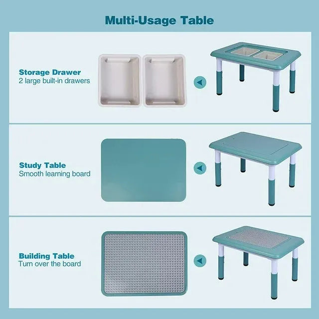 REDCAMP Kids Multi Activity Table