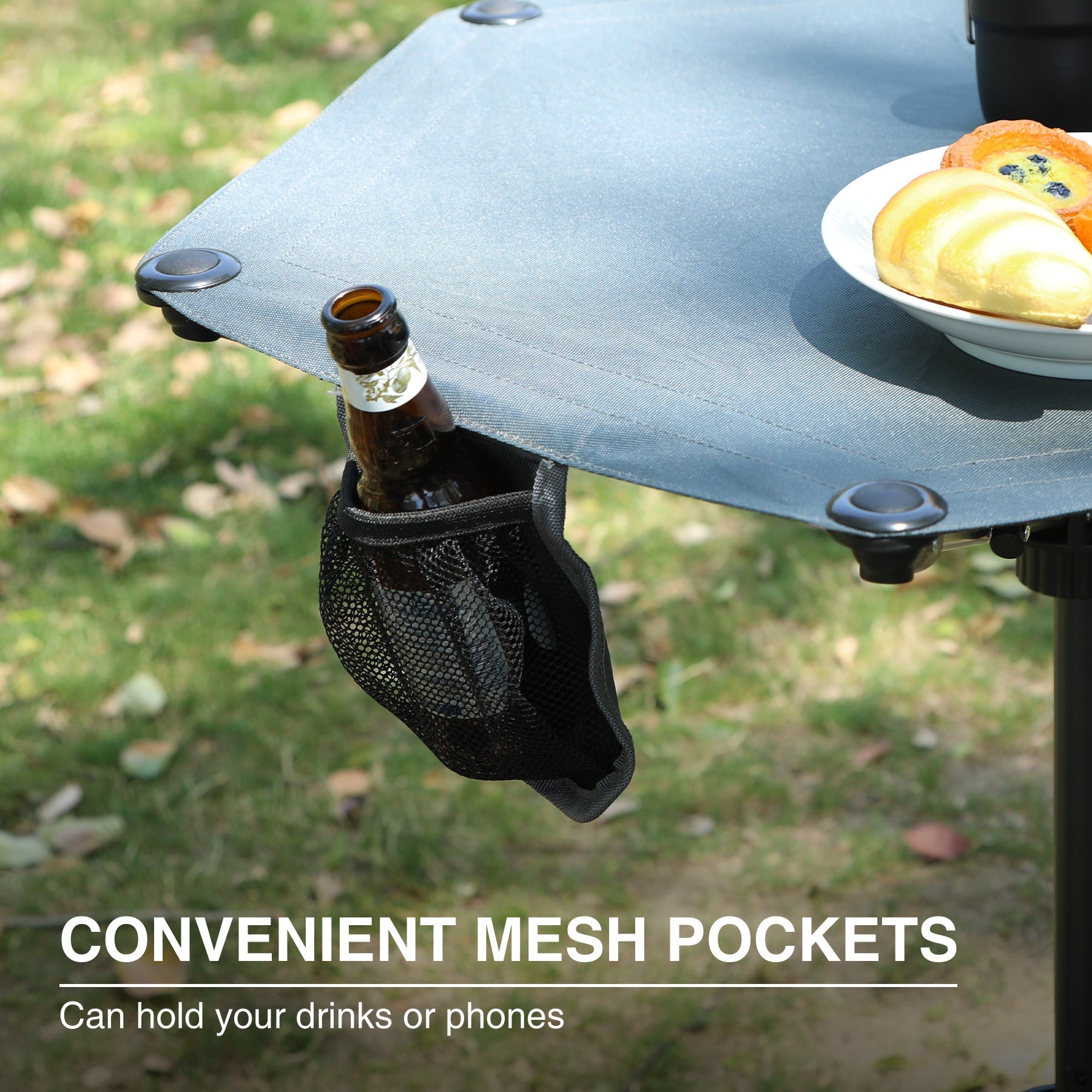 Extra Tall Camping Table with Adjustable Height