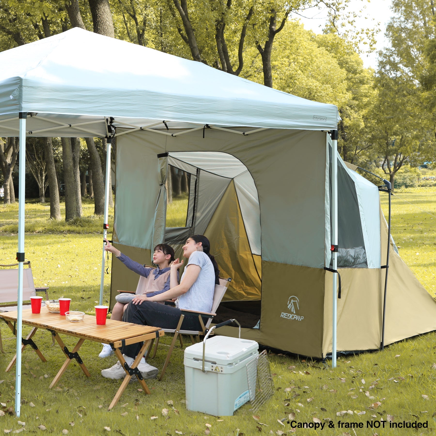 4-6 Person Side Tent for Pop Up Canopy Tent