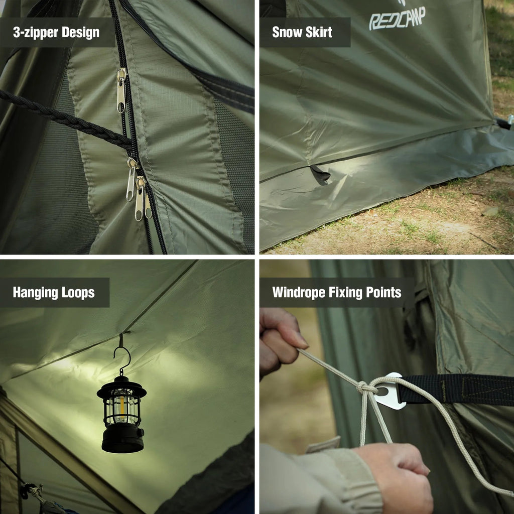 Large Hammock Hot Tent with Stove Jack