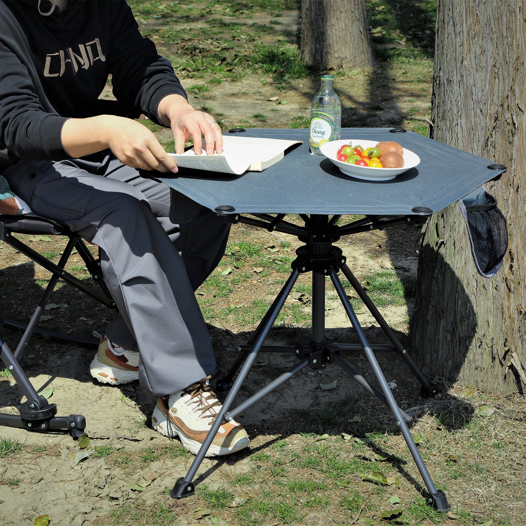 Extra Tall Camping Table with Adjustable Height