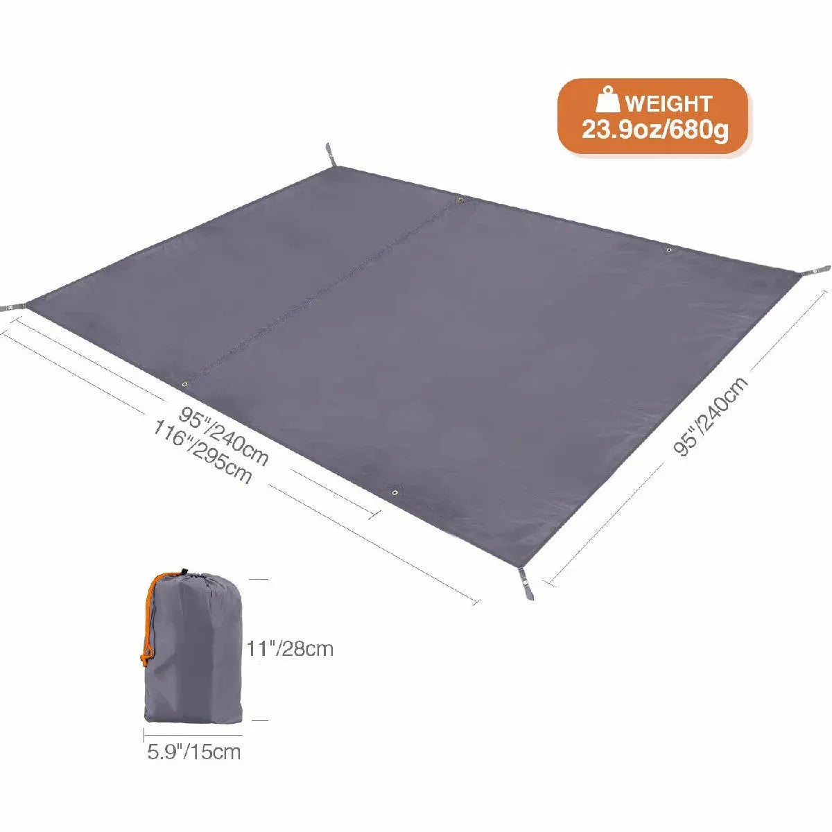 Redcamp Waterproof Camping Tent Tarp
