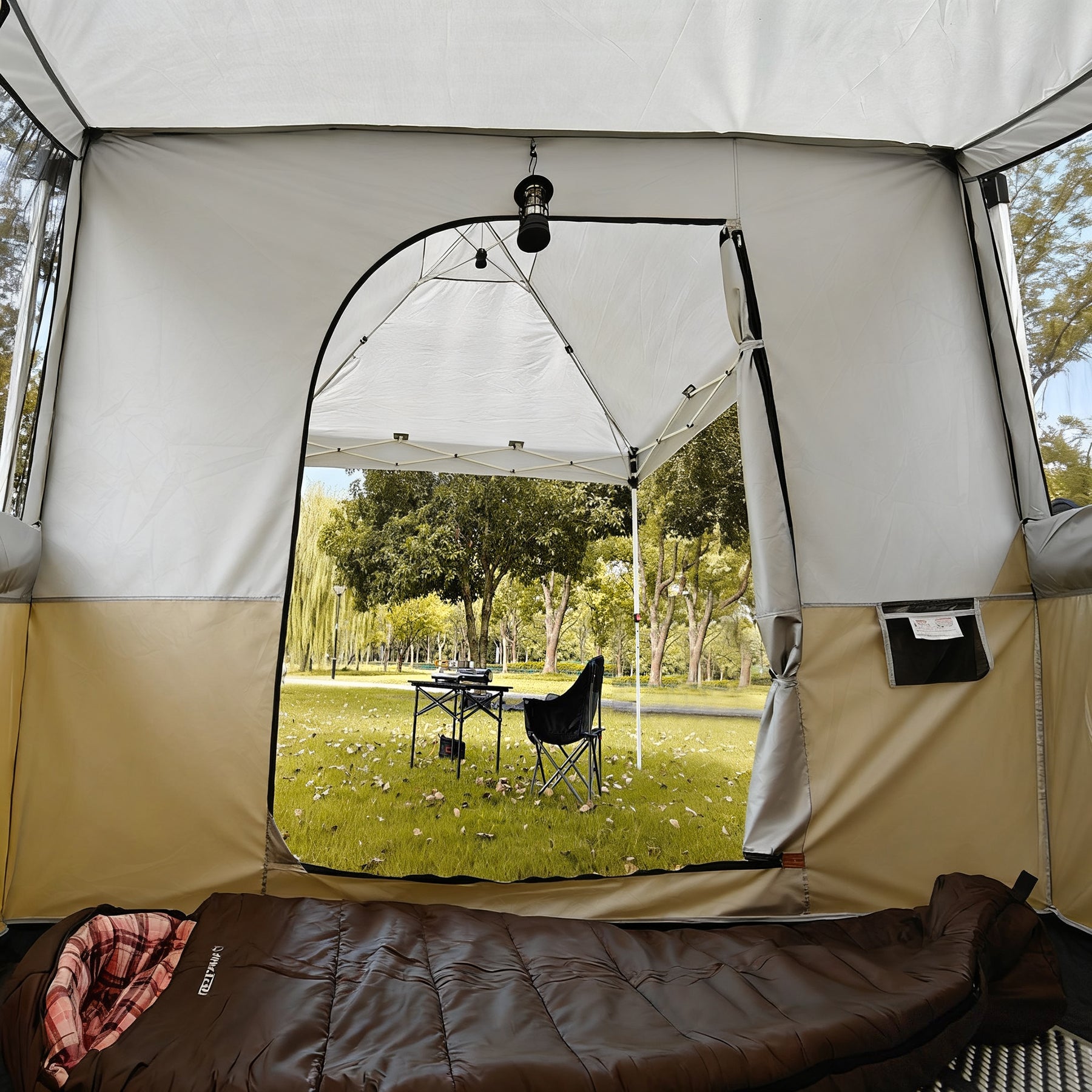 4-6 Person Side Tent for Pop Up Canopy Tent