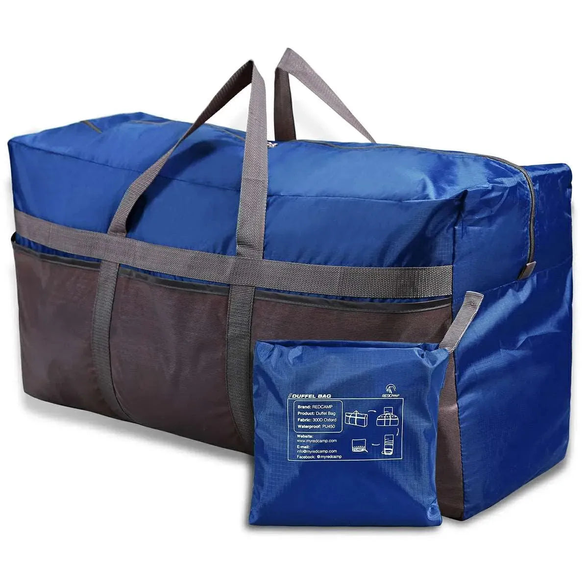 75/96L Large Foldable Travel Bag Lightweight Sports Bag