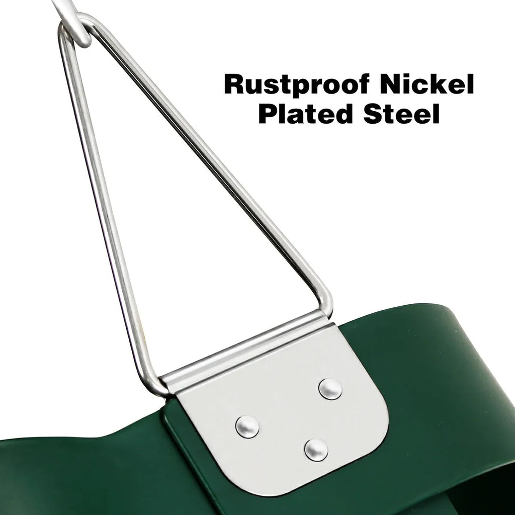High Back Toddler Bucket Swing Seat with Coated Chains