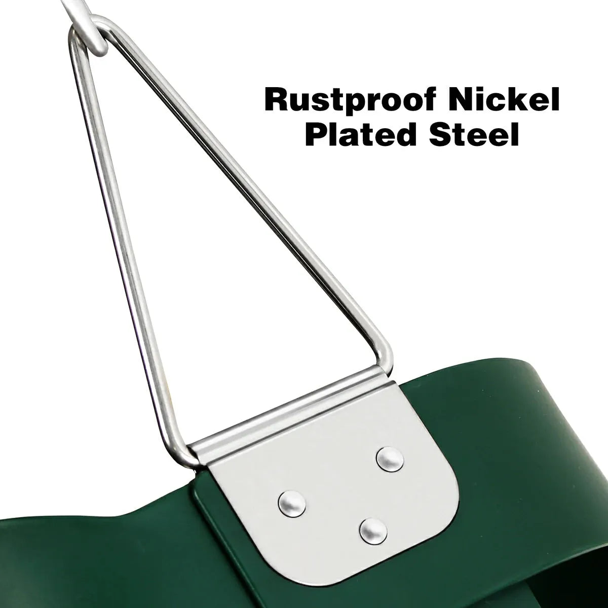 High Back Toddler Bucket Swing Seat with Coated Chains