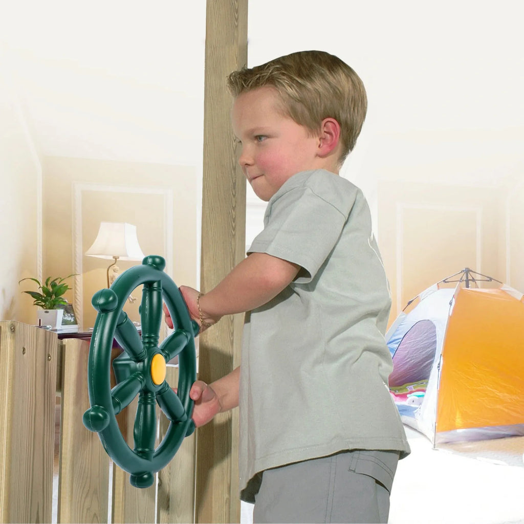 REDCAMP 11.8" Pirate Ship Wheel