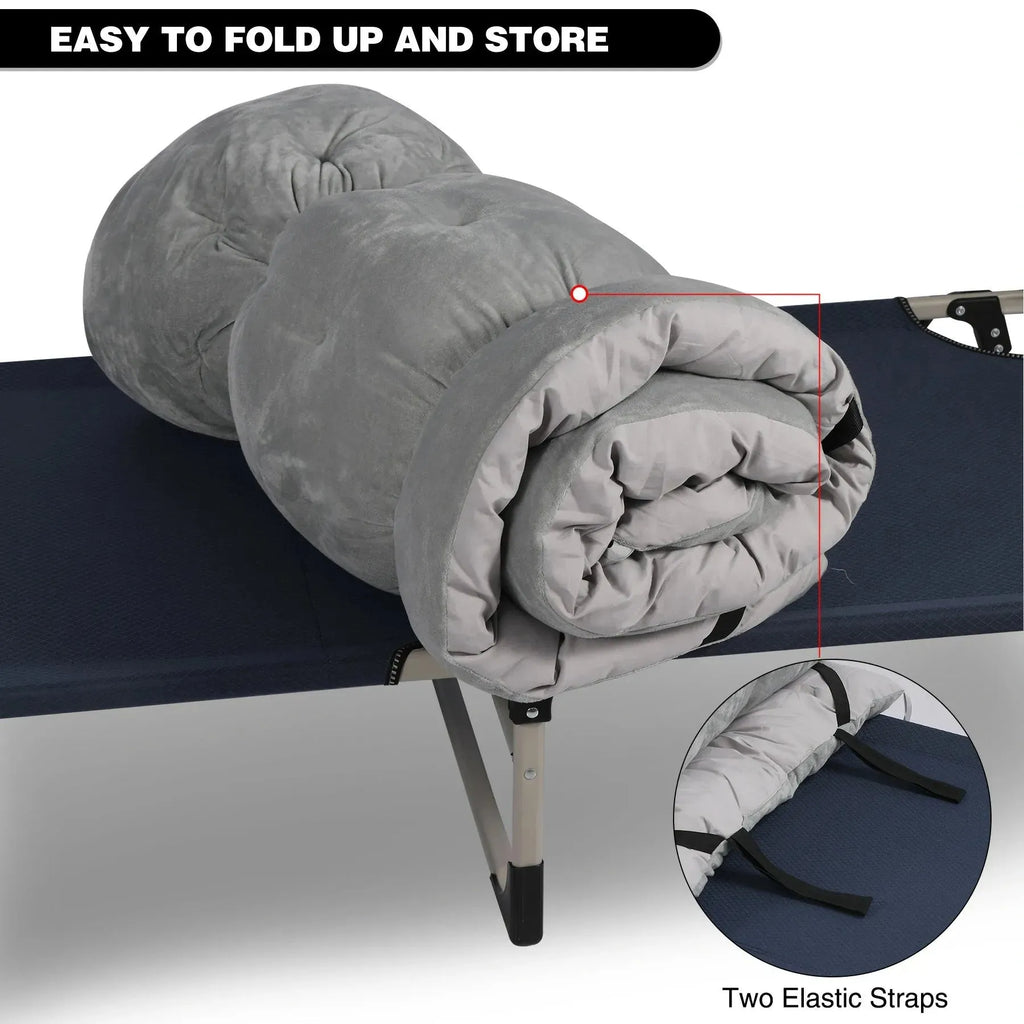 Portable Folding Sleeping Cot Mattress Pads for Camping