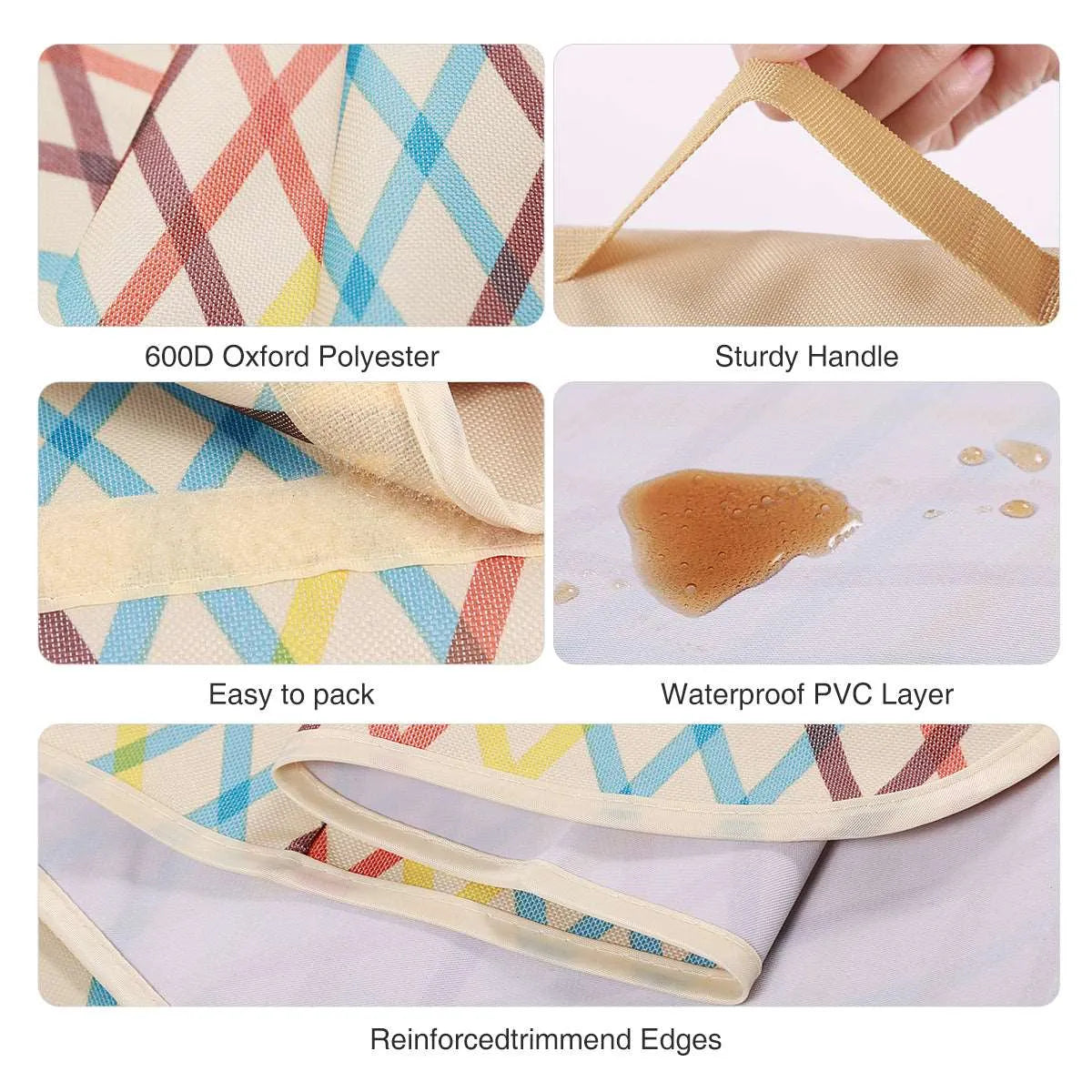 Picnic Blanket Waterproof Sandproof 1 pc