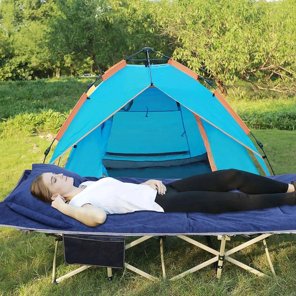 Portable Folding Sleeping Cot Mattress Pads for Camping