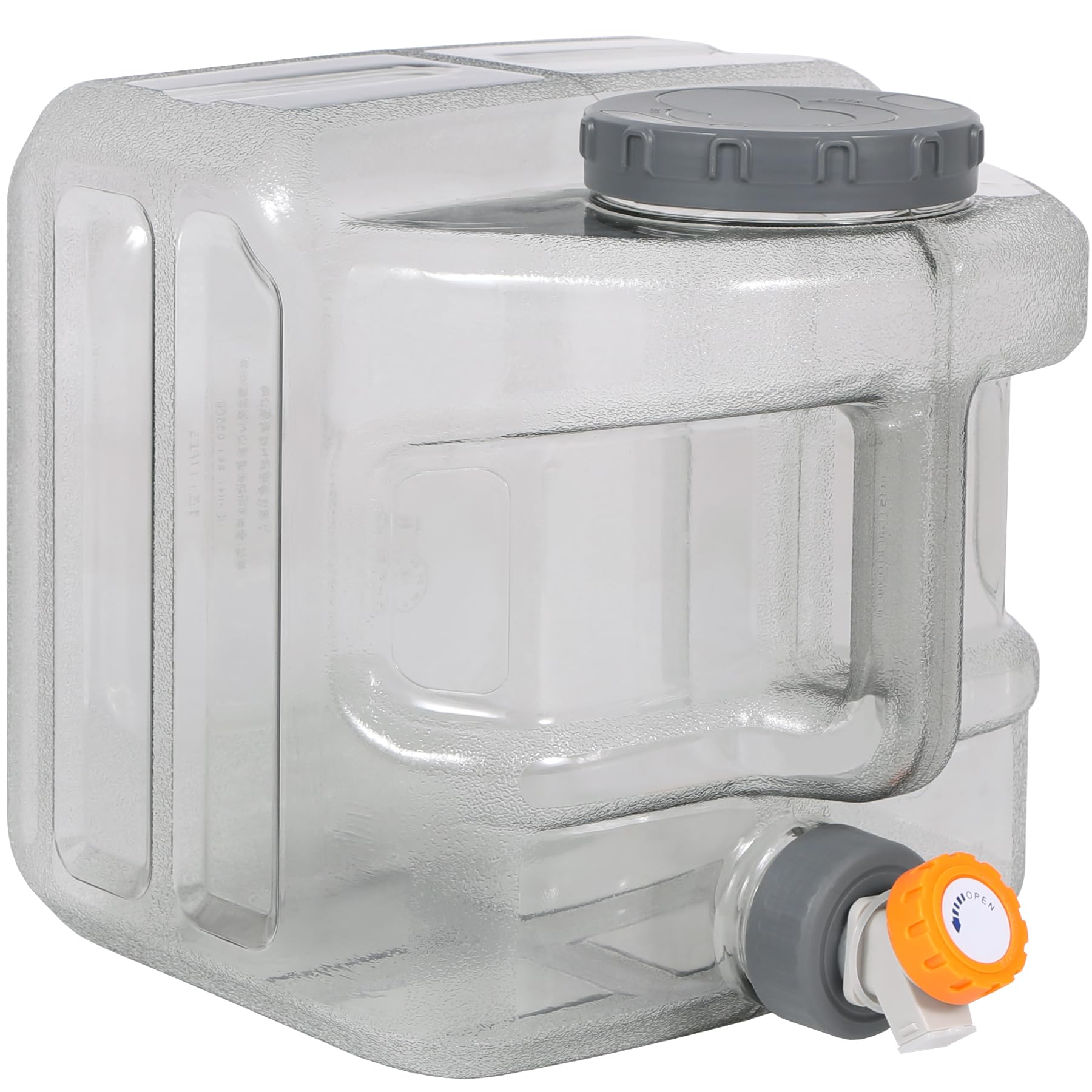 4 Gallon BPA Free Water Container, Portable Water Storage Tank with Spigot