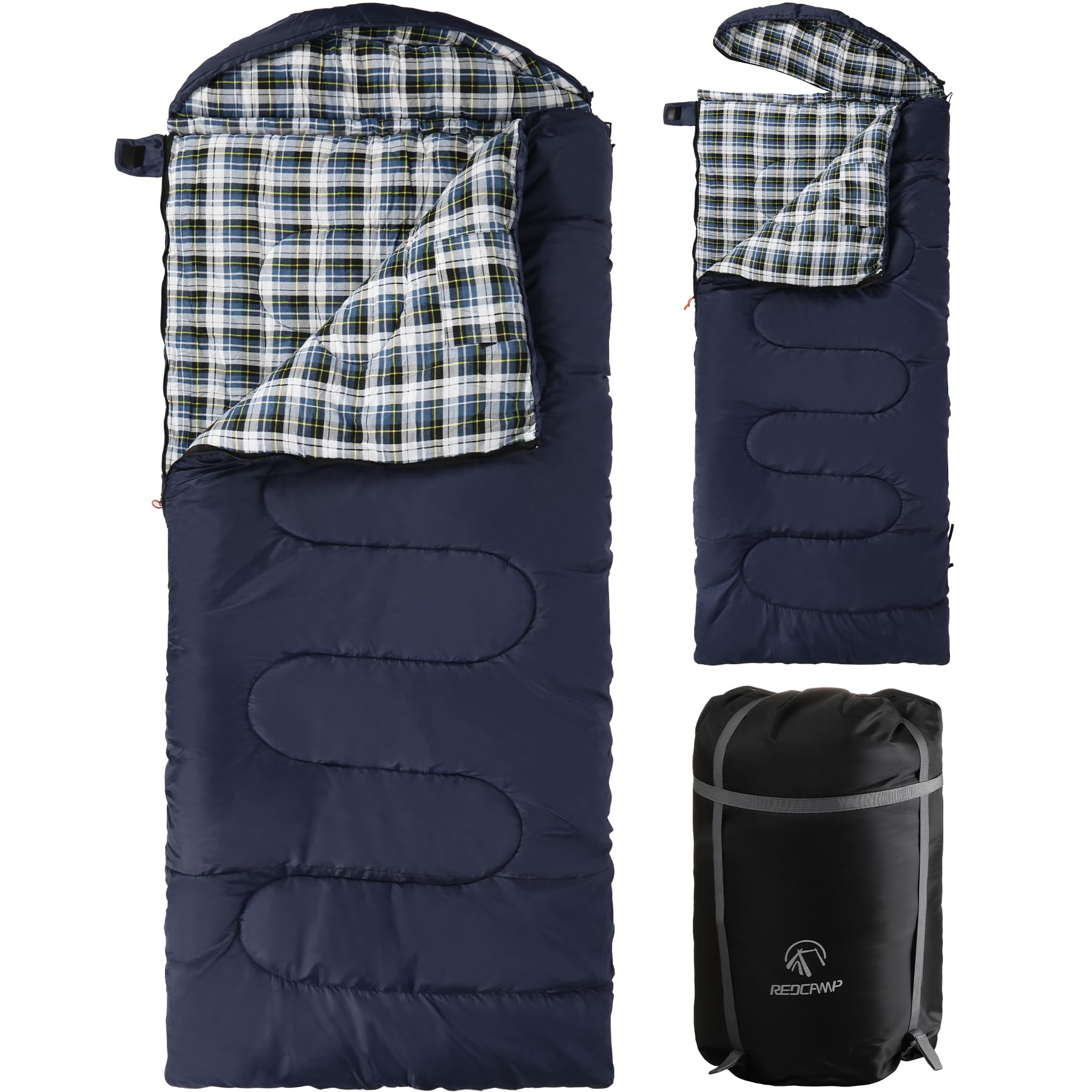 Cotton Flannel Sleeping Bag for Camping Backpacking