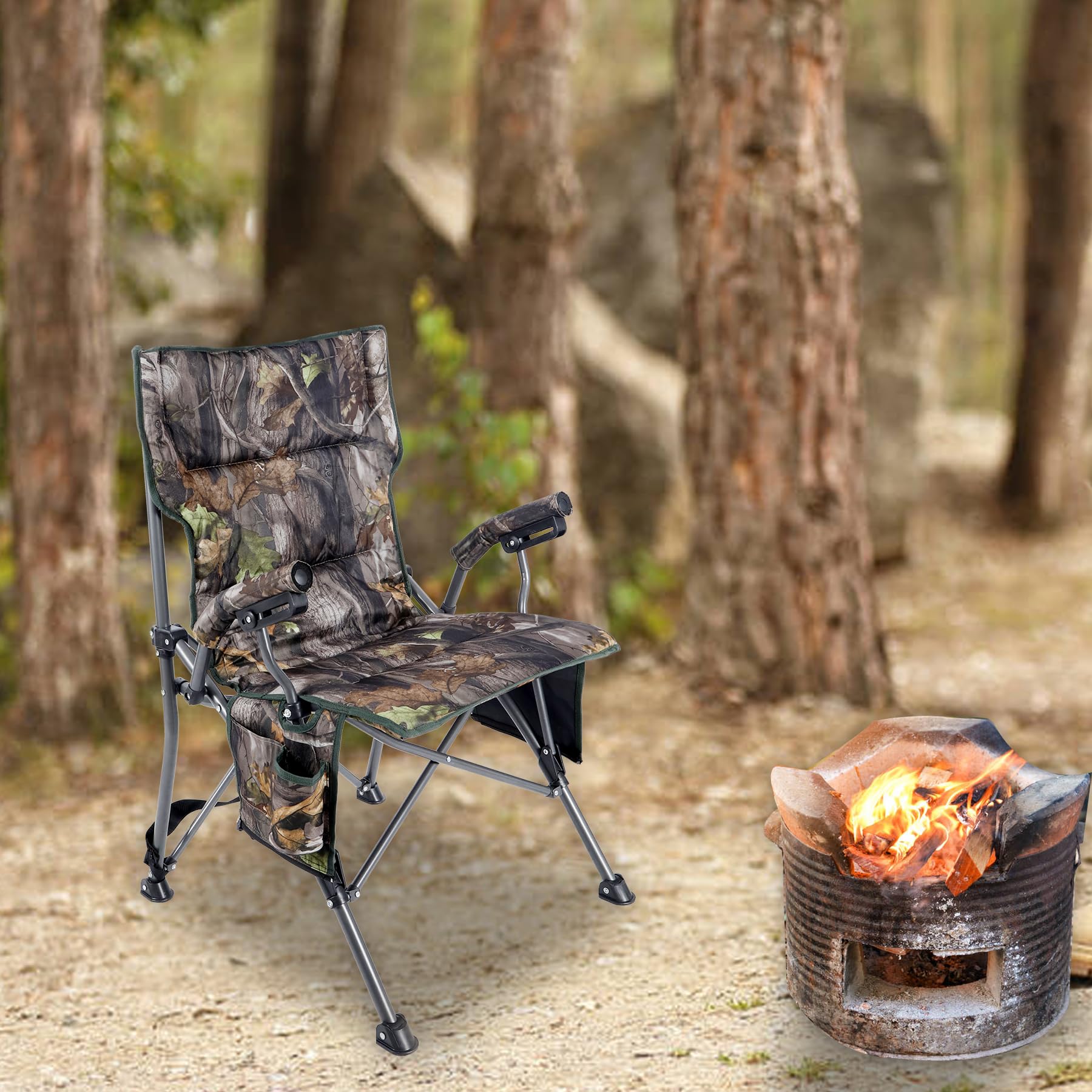 Oversized Hunting Chairs for Blinds with Thickened Cotton