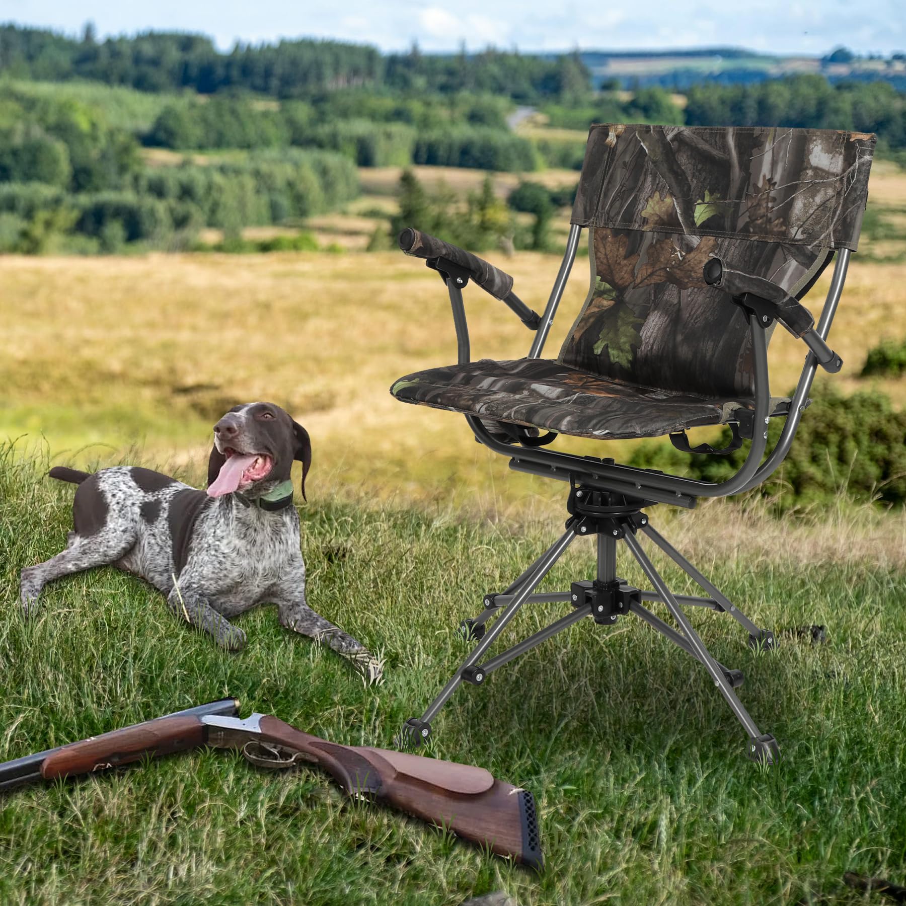 360°  Swivel Hunting Chair for Blinds