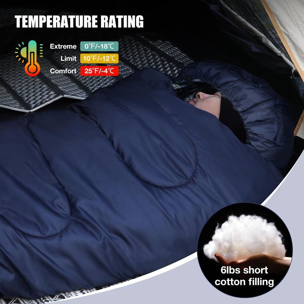 Cotton Flannel Sleeping Bag for Camping Backpacking