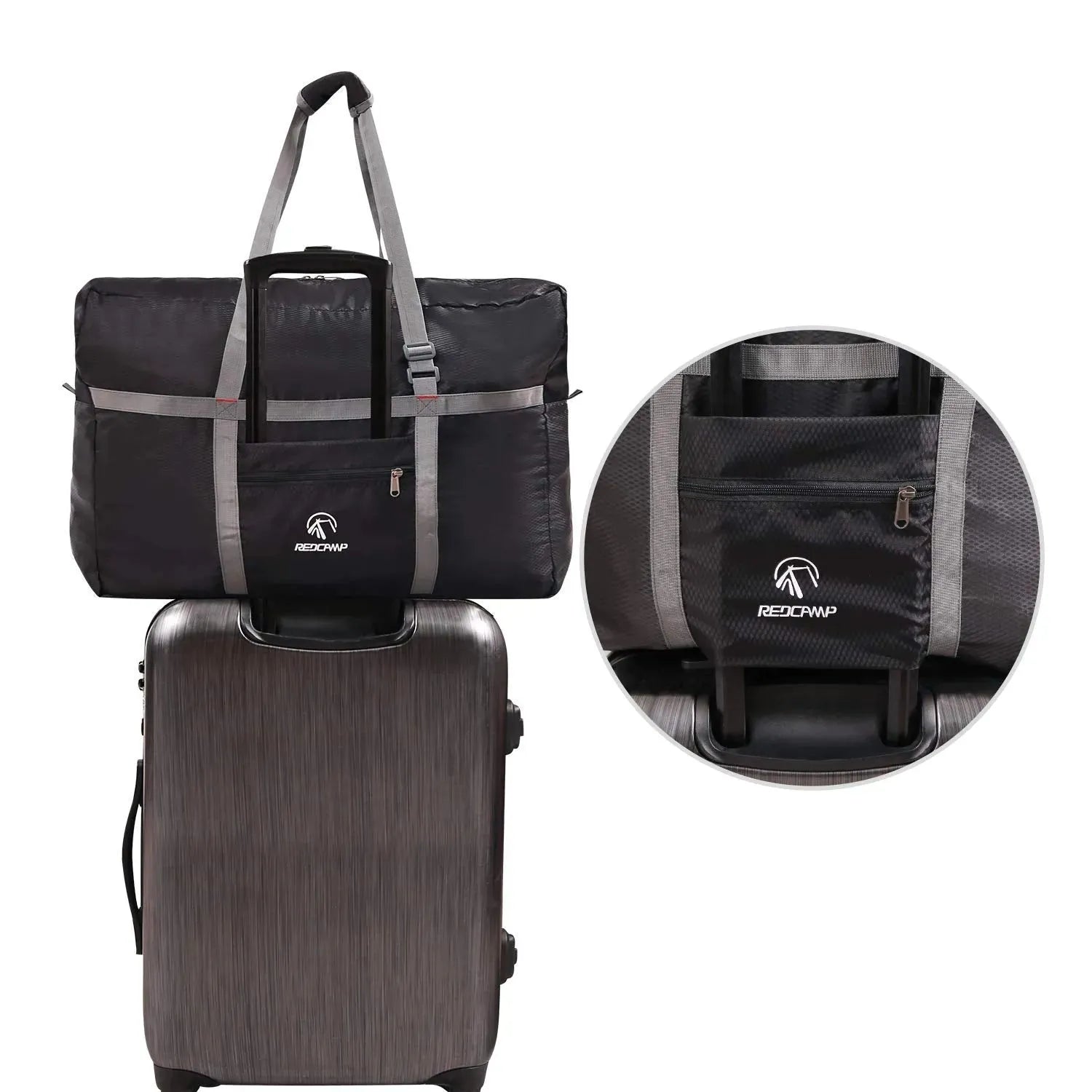 75/96L Large Foldable Travel Bag Lightweight Sports Bag