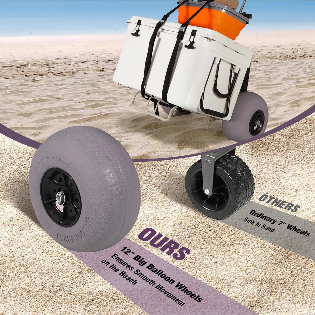 Balloon Wheel Beach Cart for Sand