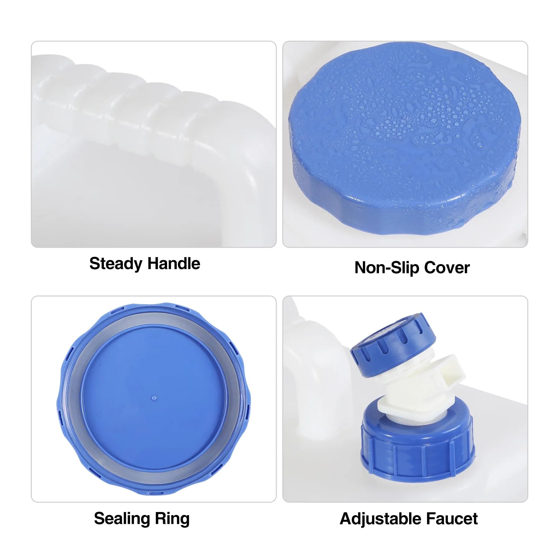 Portable Camping Water Container with Spigot and Wheels