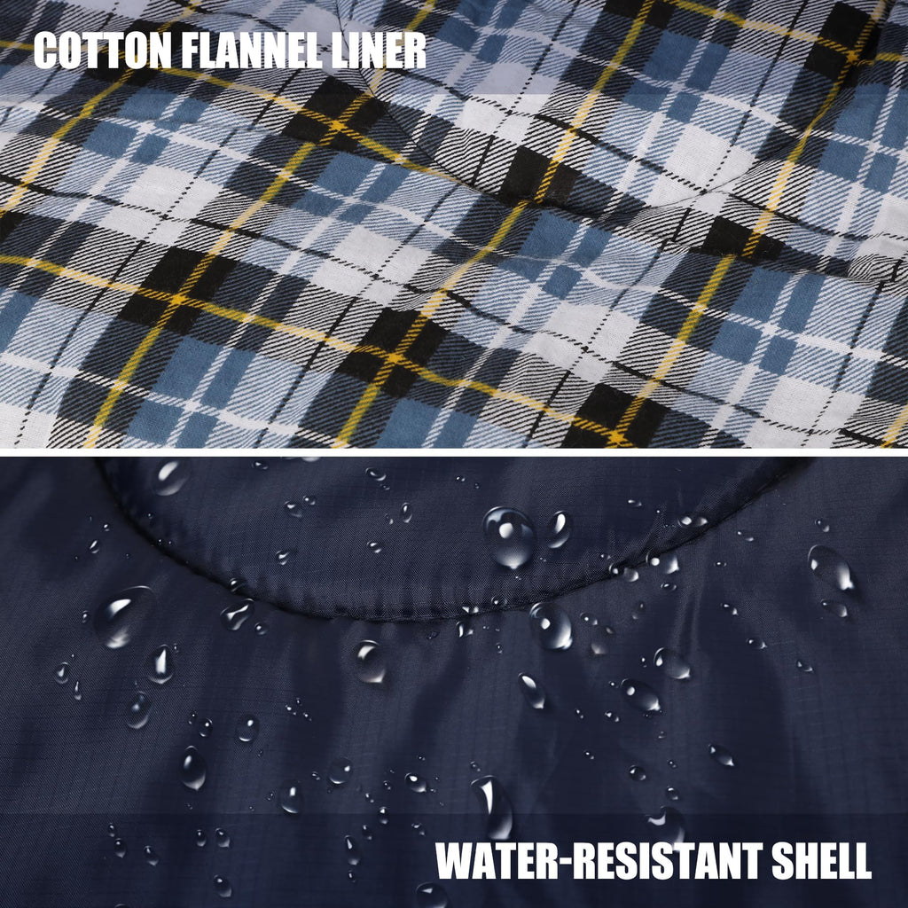 Cotton Flannel Sleeping Bag for Camping Backpacking