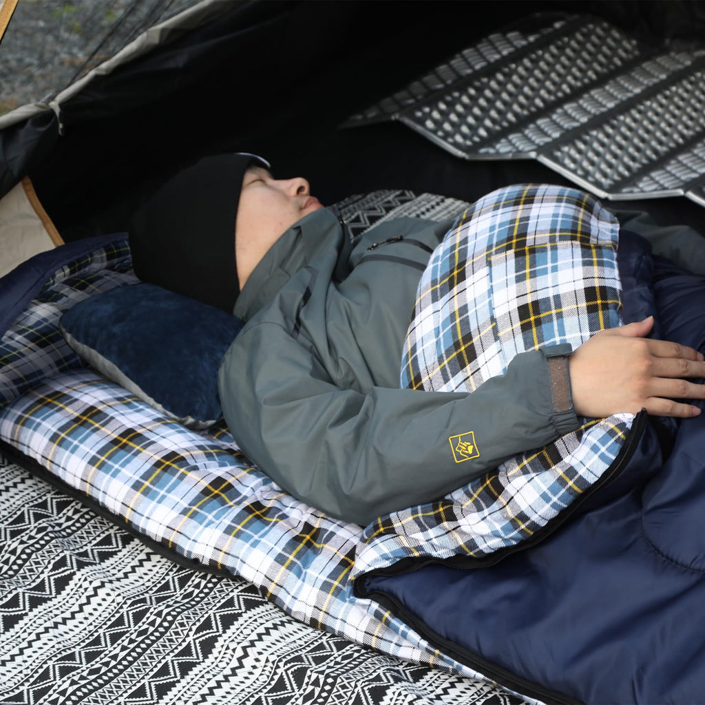 Cotton Flannel Sleeping Bag for Camping Backpacking