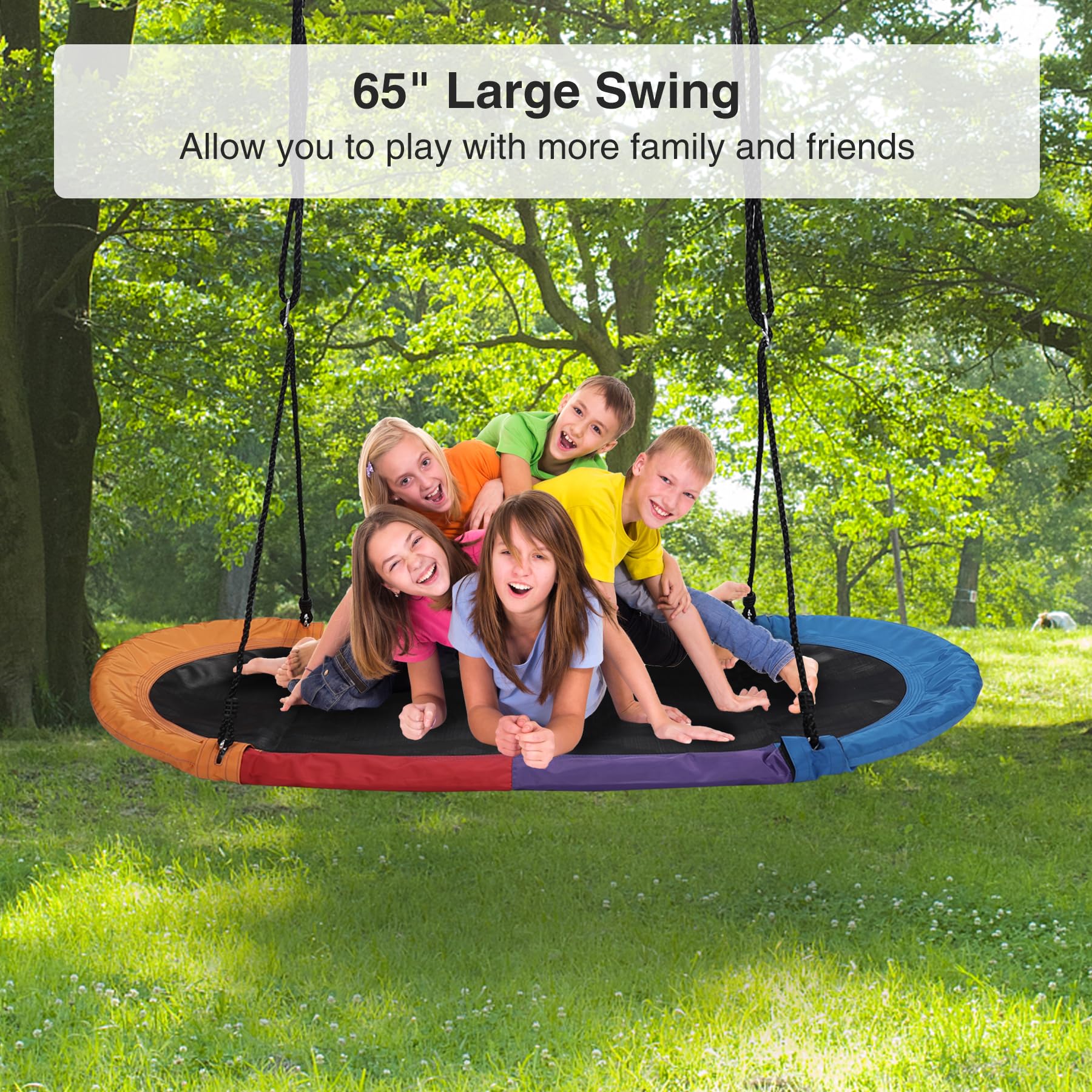 65" Platform Swing for Kids