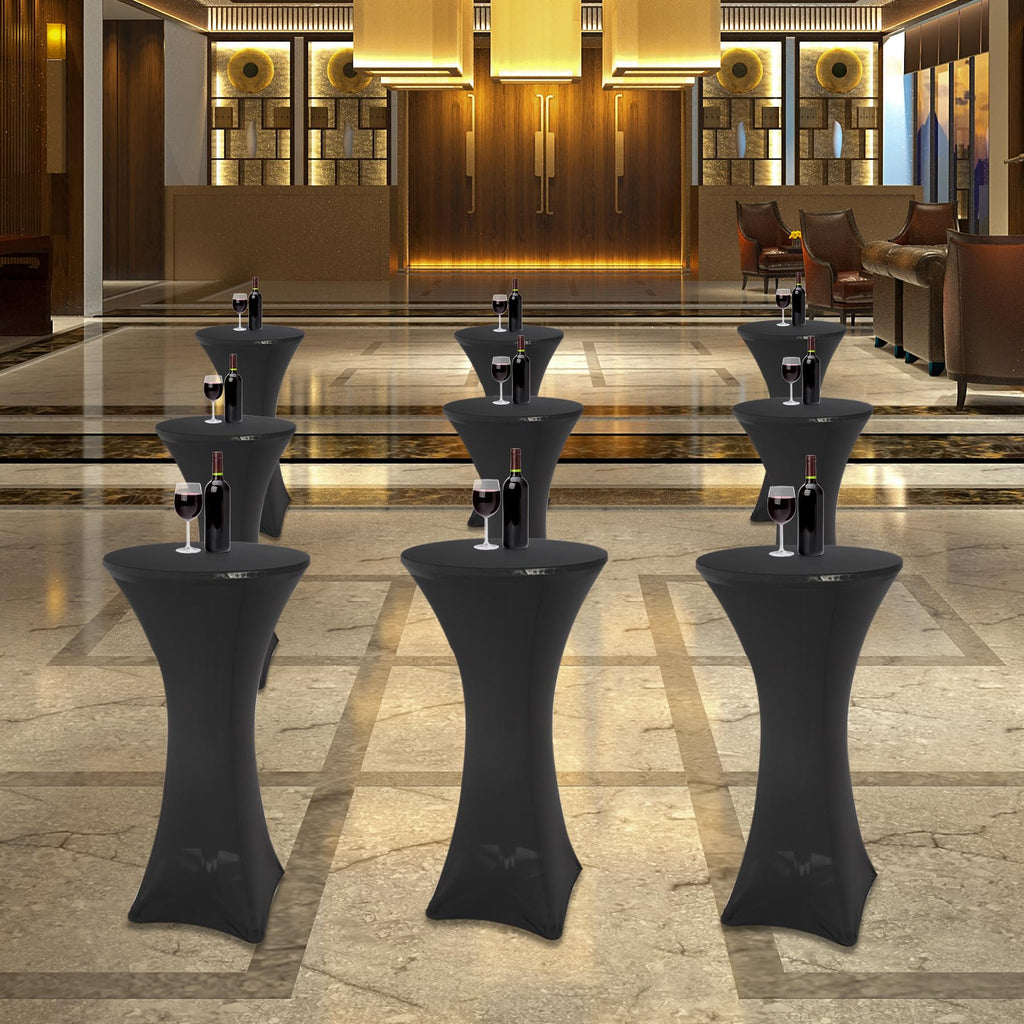 24" Cocktail Table with Black Cover