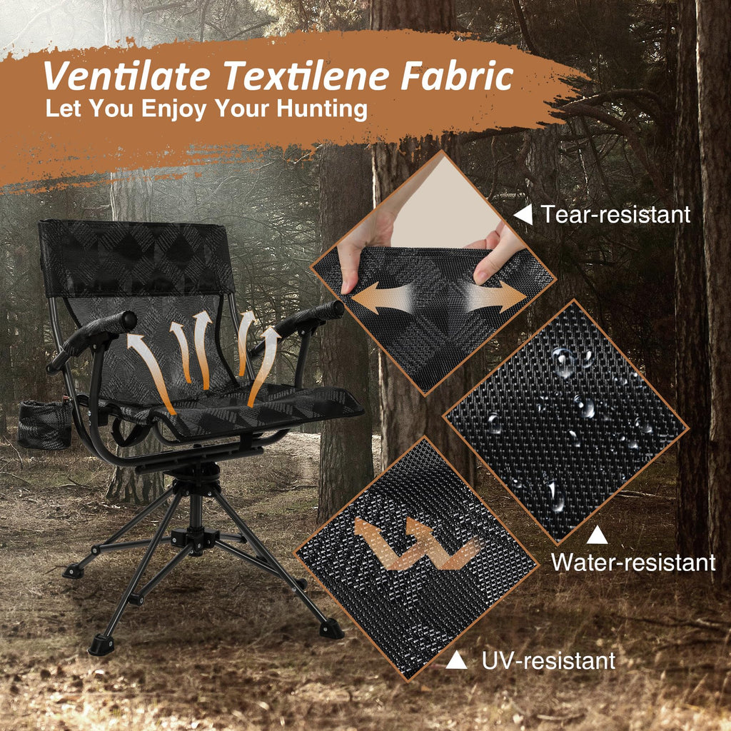 360°  Swivel Hunting Chair for Blinds