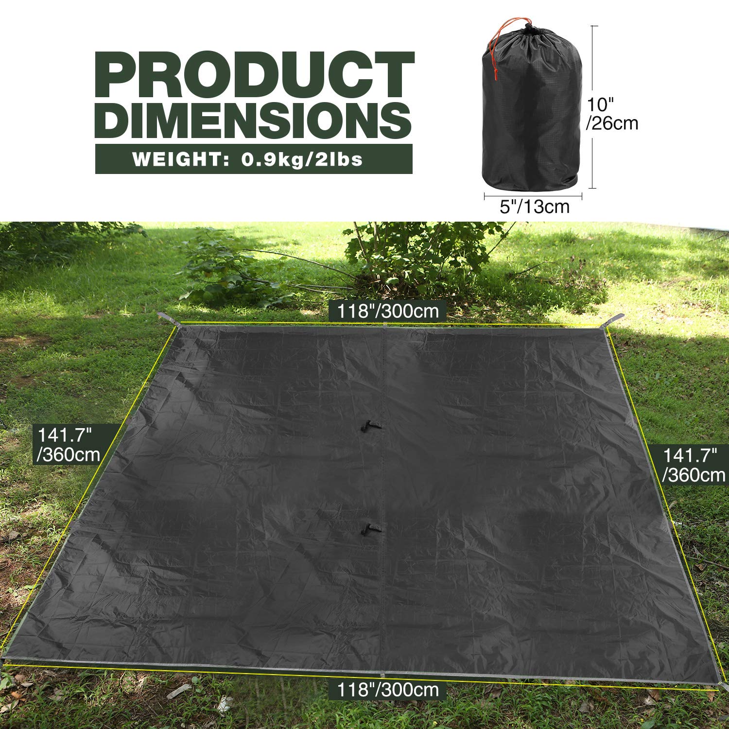 Hammock Rain Fly Camping Tarp