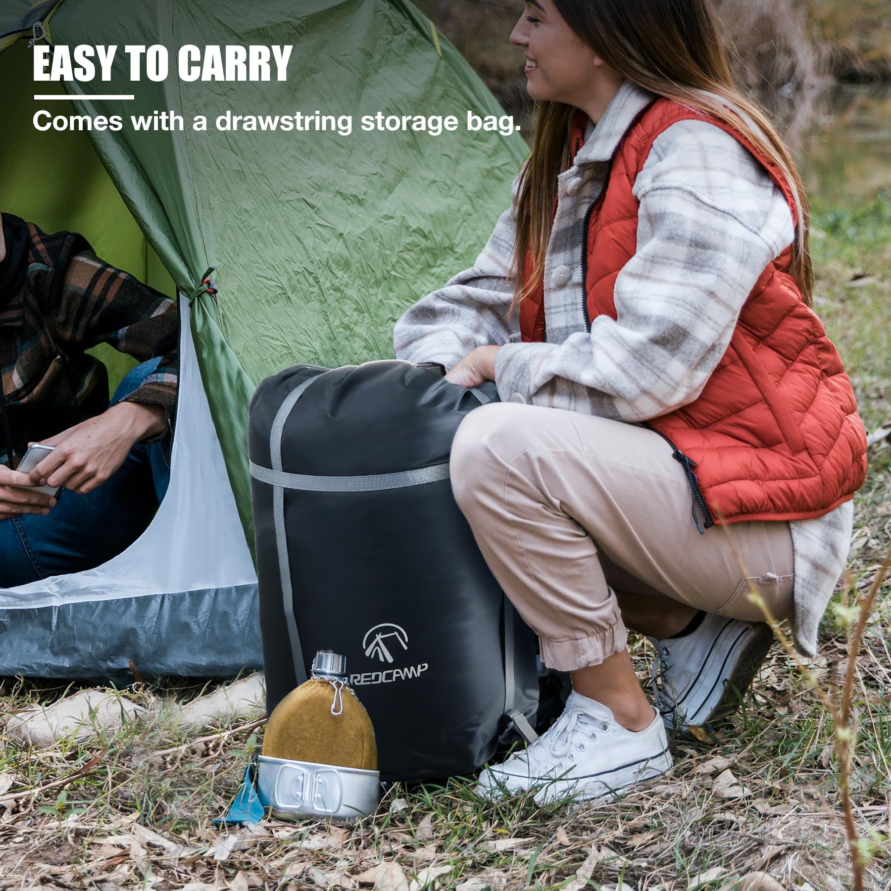 Cotton Flannel Sleeping Bag for Camping Backpacking
