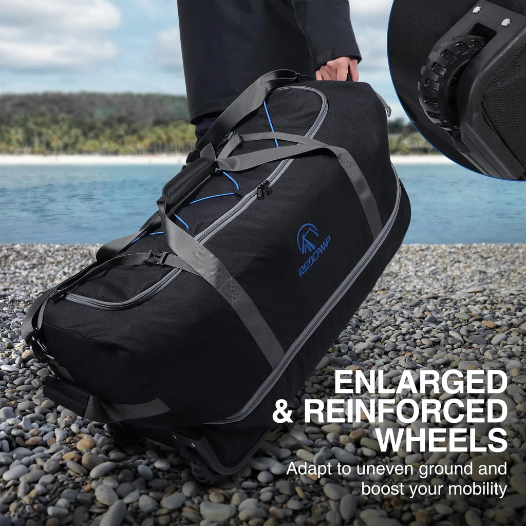Foldable Duffle Bag with Wheels for Travel 85/120L