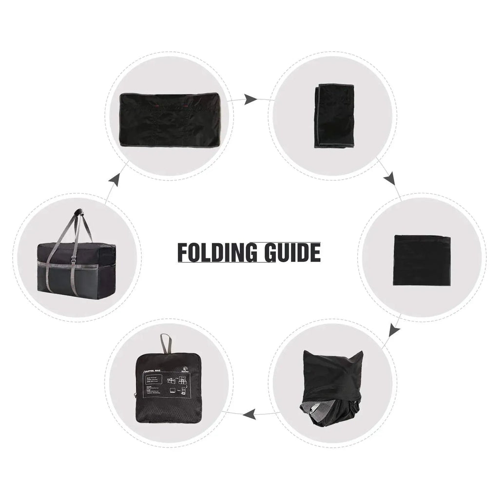 75/96L Large Foldable Travel Bag Lightweight Sports Bag