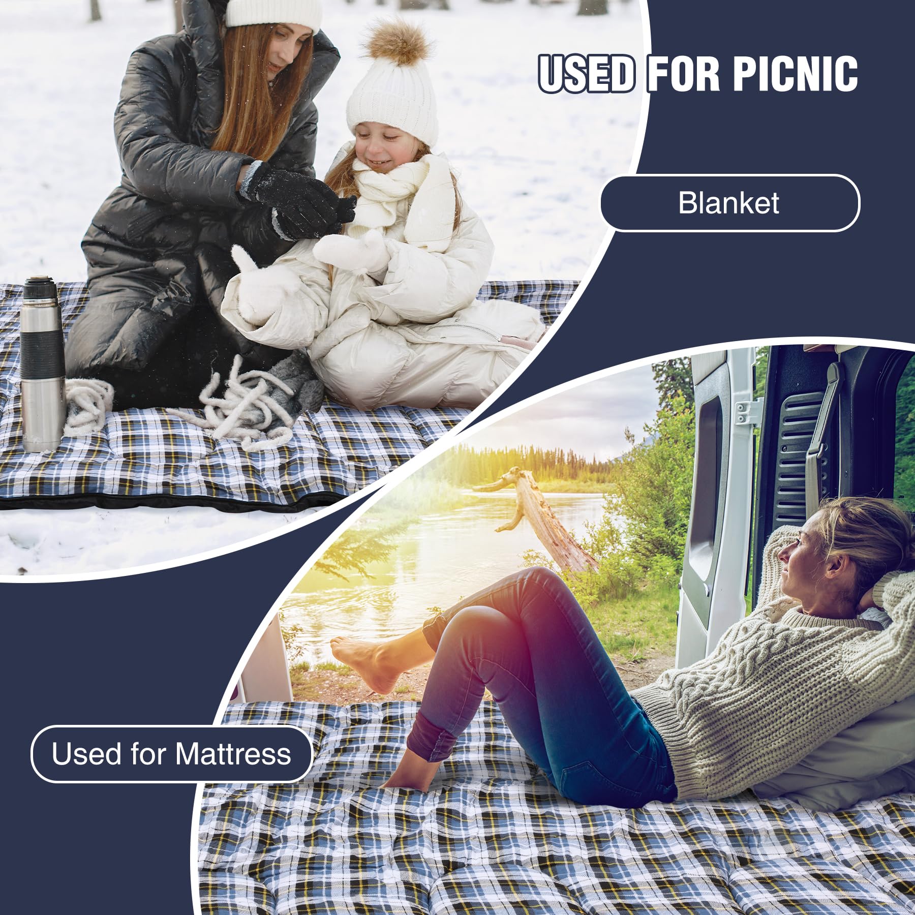 Cotton Flannel Sleeping Bag for Camping Backpacking
