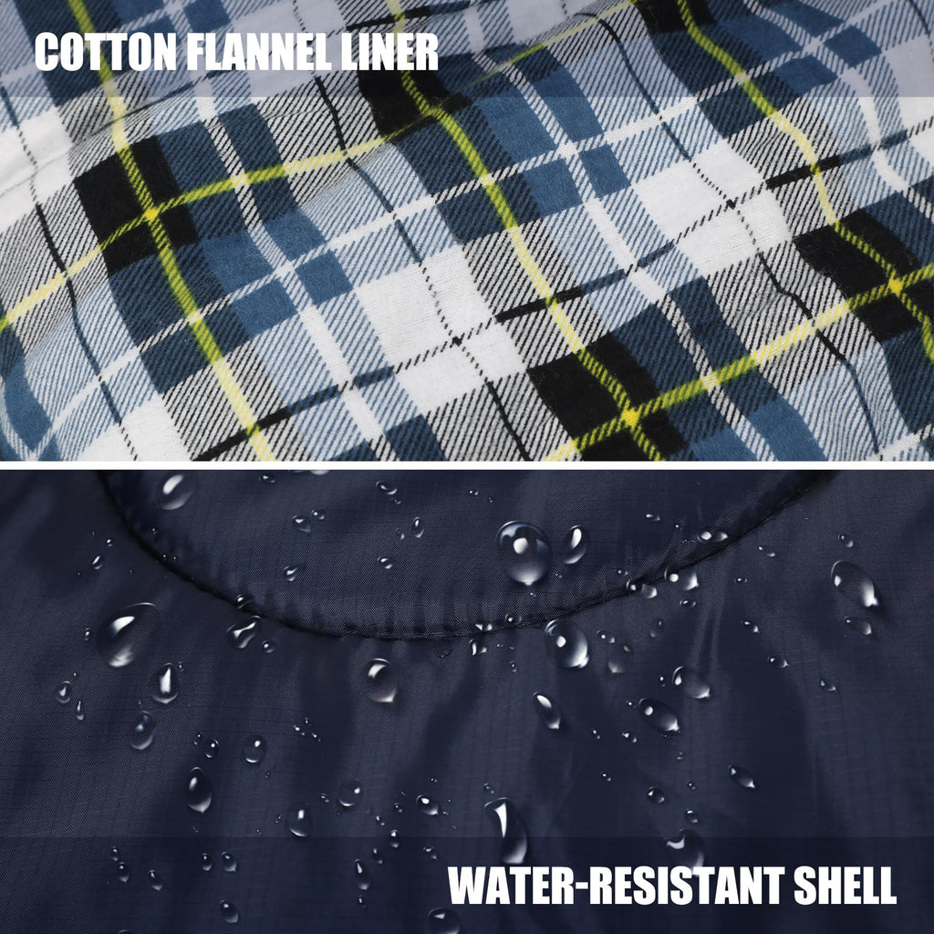 Cotton Flannel Sleeping Bag for Camping Backpacking