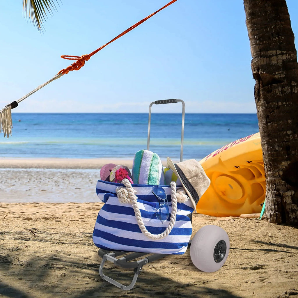Balloon Wheel Beach Cart for Sand