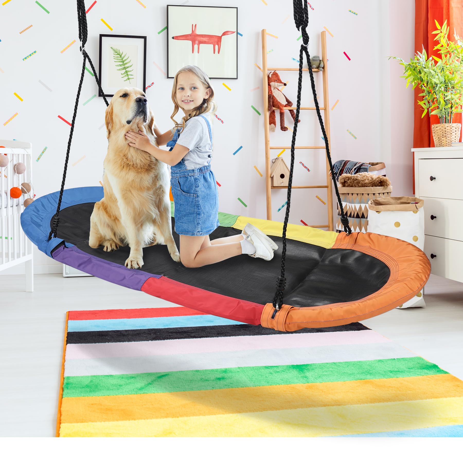65" Platform Swing for Kids
