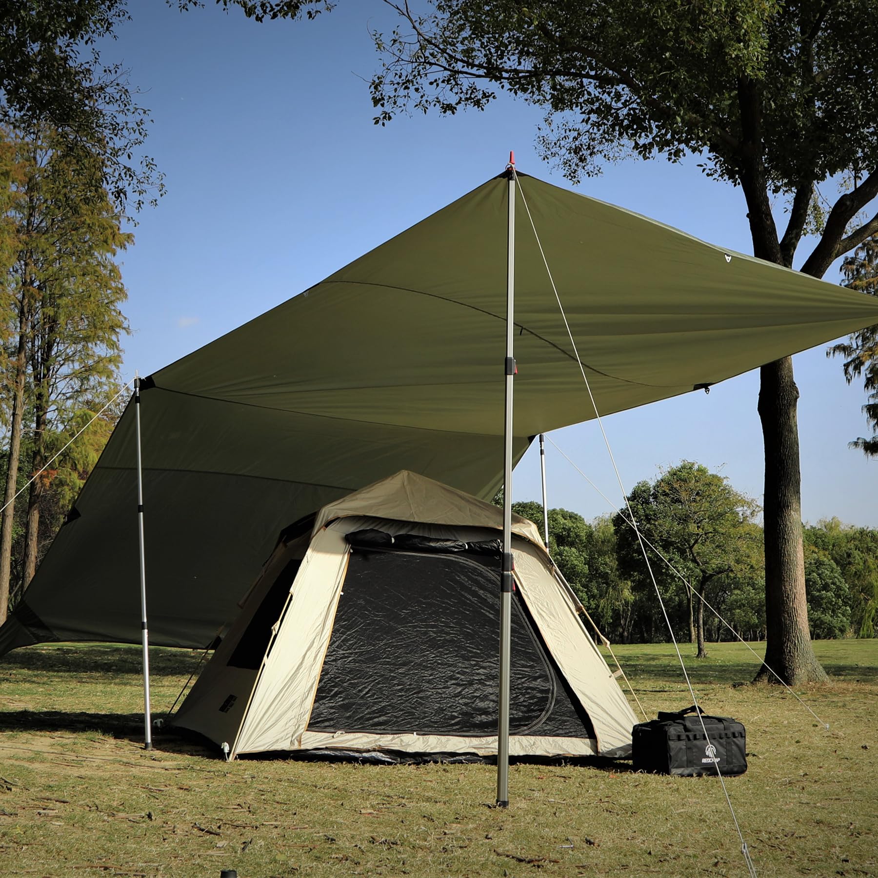 10x17ft Waterproof Camping Tarp