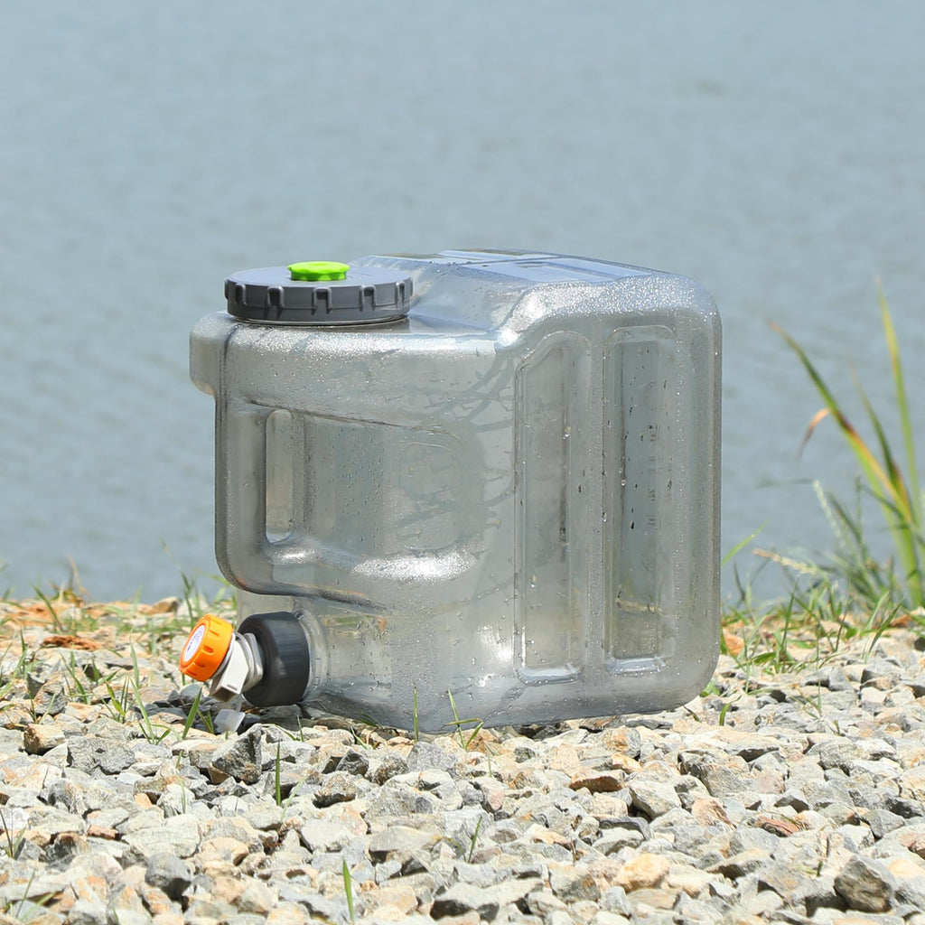 4 Gallon BPA Free Water Container, Portable Water Storage Tank with Spigot