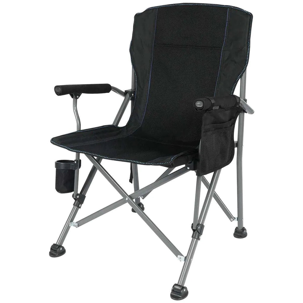 Heavy Duty Folding Camping Chair with High Back & Cup Holder