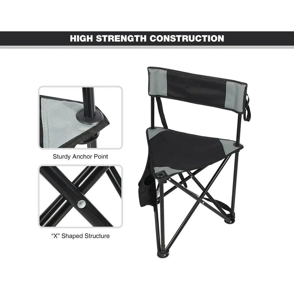 2 Pack Tripod Chairs for Adults